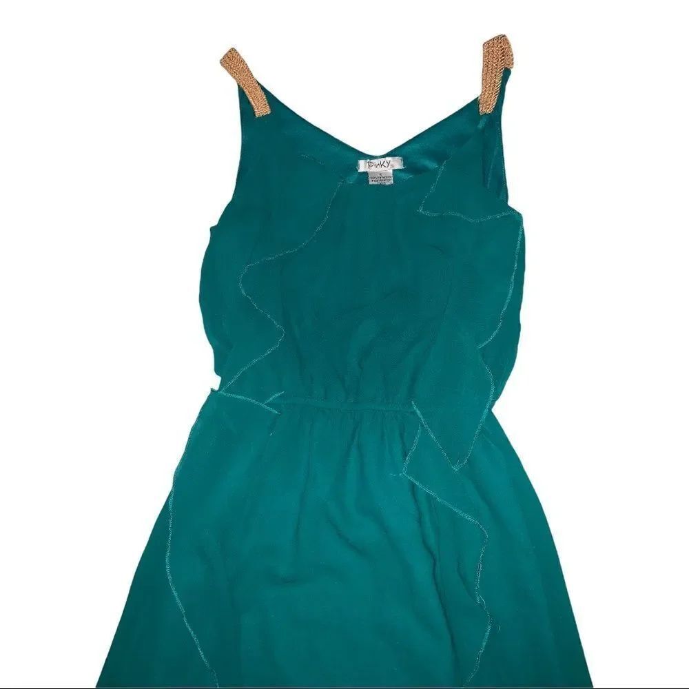 Pinky turquoise dress  